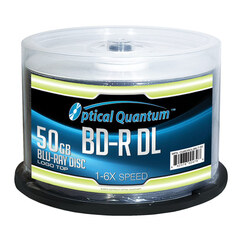 Optical Quantum 6x 50GB Logo Top BD-R DL 